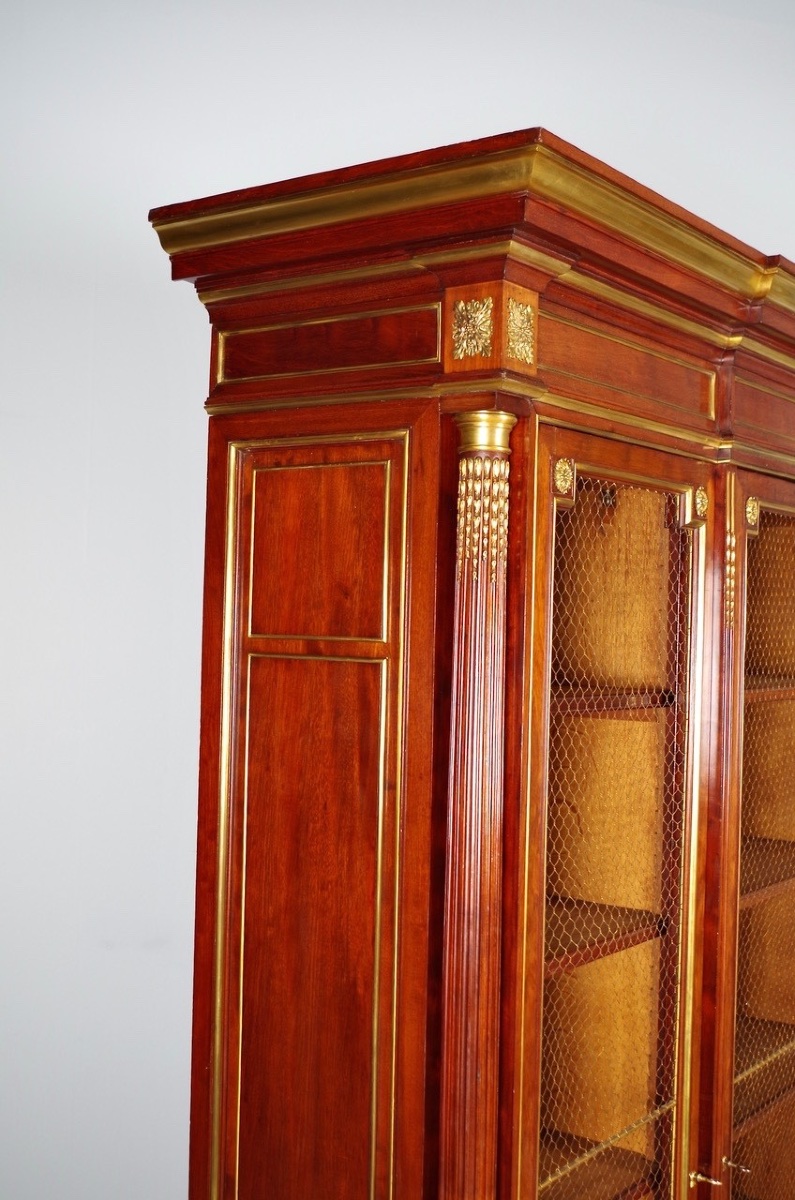 Bibliothèque style Louis XVI-photo-3