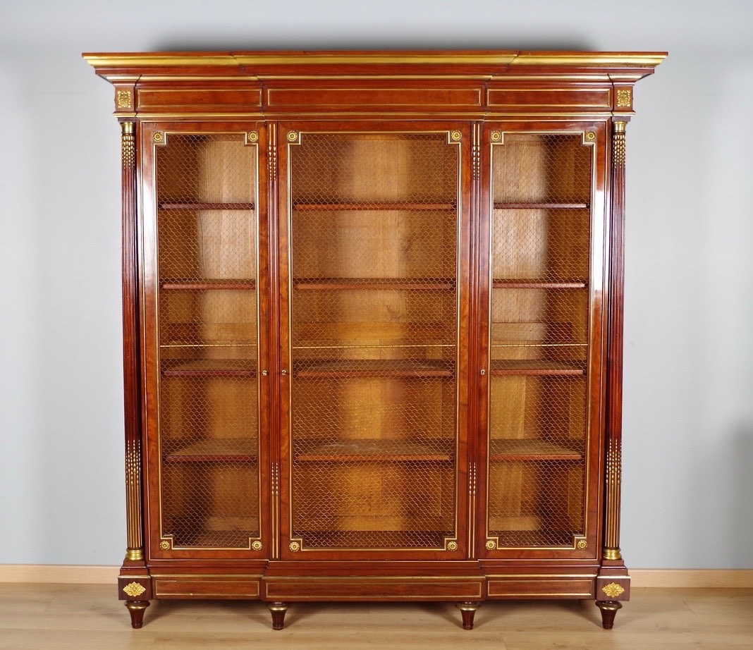 Bibliothèque style Louis XVI