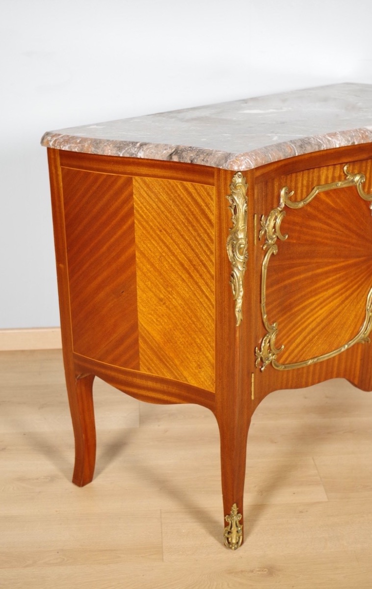 Louis XV Style Chest Of Drawers-photo-2