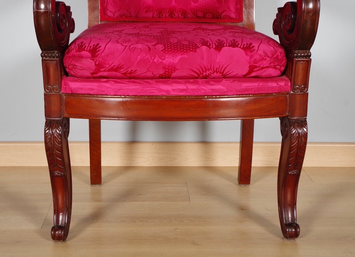 Paire de fauteuils époque Louis-Philippe-photo-1