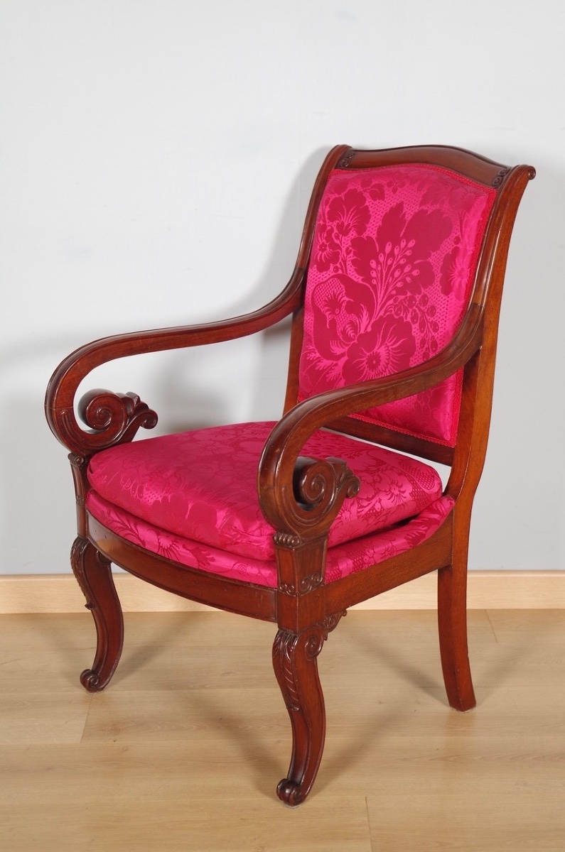 Paire de fauteuils époque Louis-Philippe-photo-2