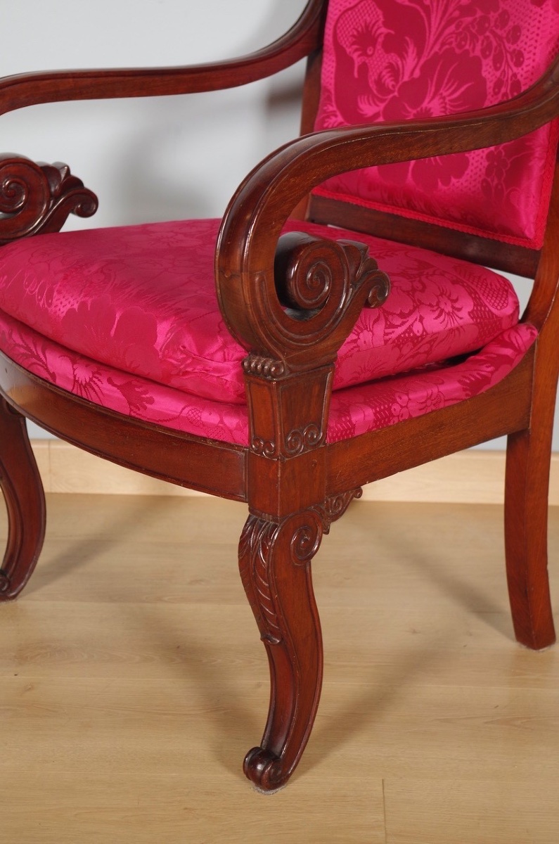 Paire de fauteuils époque Louis-Philippe-photo-3