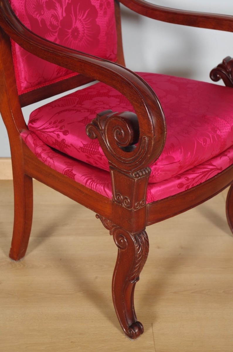 Paire de fauteuils époque Louis-Philippe-photo-5