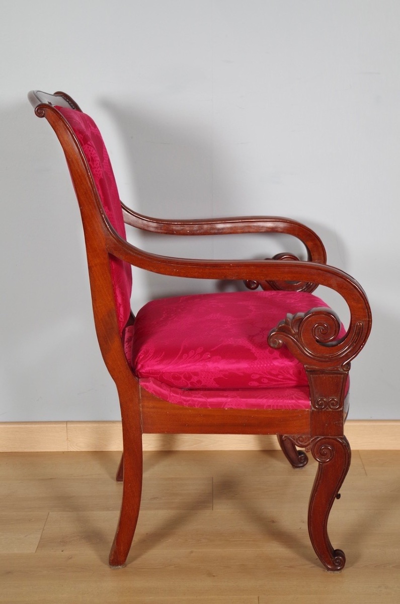 Paire de fauteuils époque Louis-Philippe-photo-6