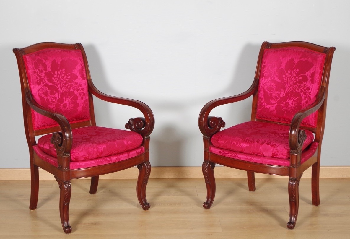 Paire de fauteuils époque Louis-Philippe