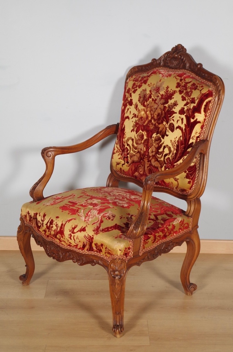 Pair Of Regency-style Armchairs-photo-2