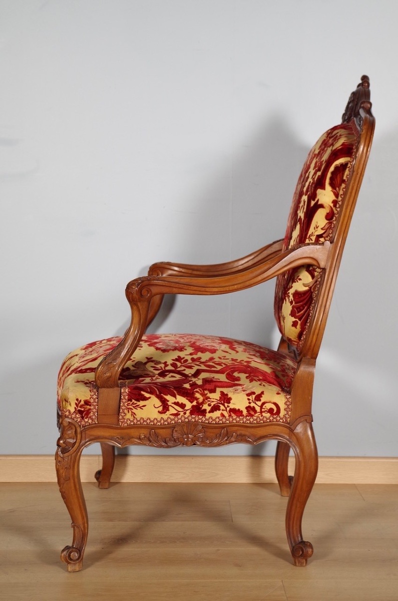 Pair Of Regency-style Armchairs-photo-3