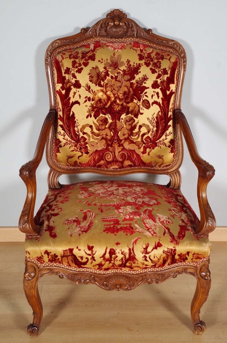 Pair Of Regency-style Armchairs-photo-4