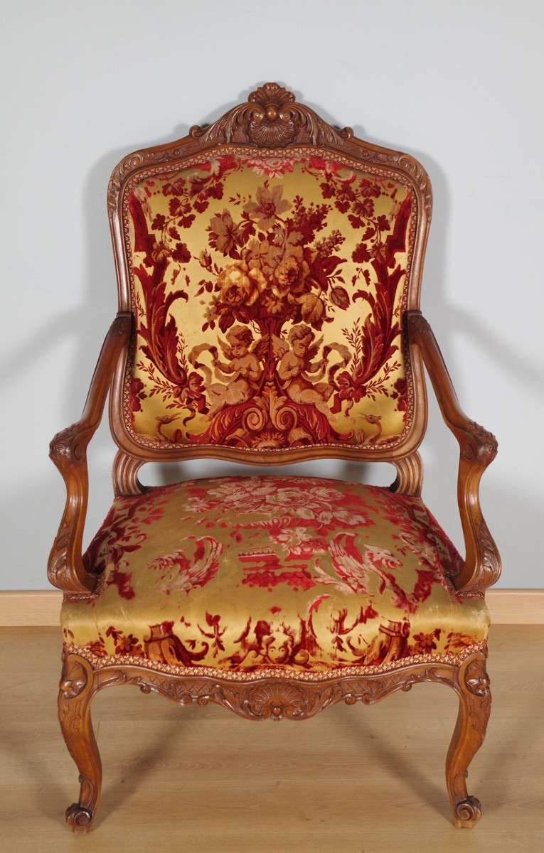 Paire de fauteuils style Régence-photo-4