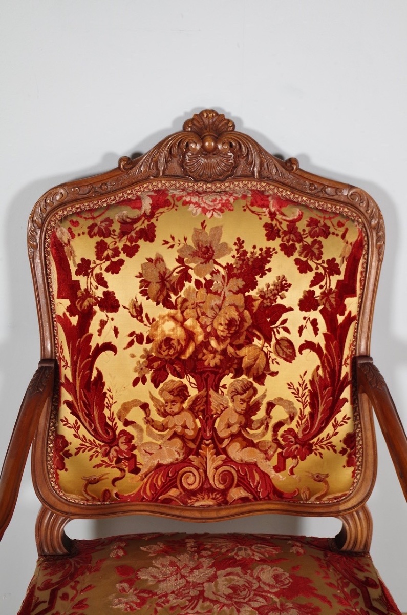 Pair Of Regency-style Armchairs-photo-2