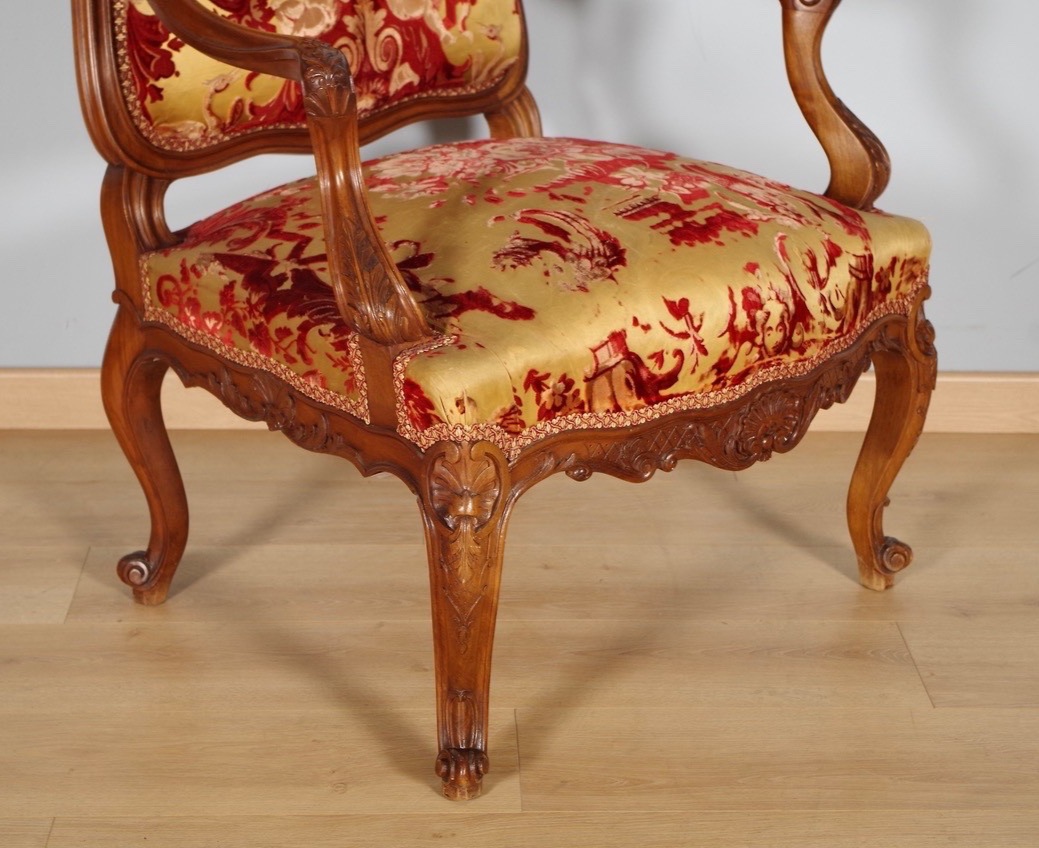 Pair Of Regency-style Armchairs-photo-6