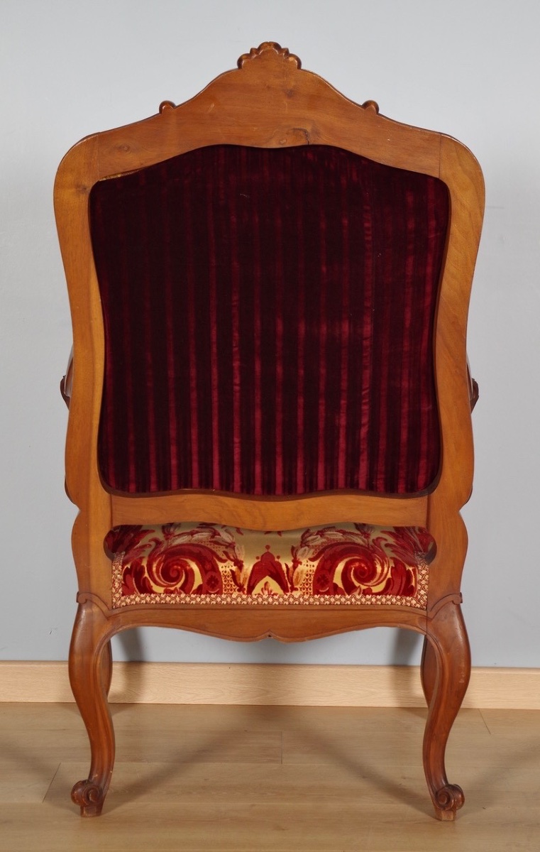 Pair Of Regency-style Armchairs-photo-8