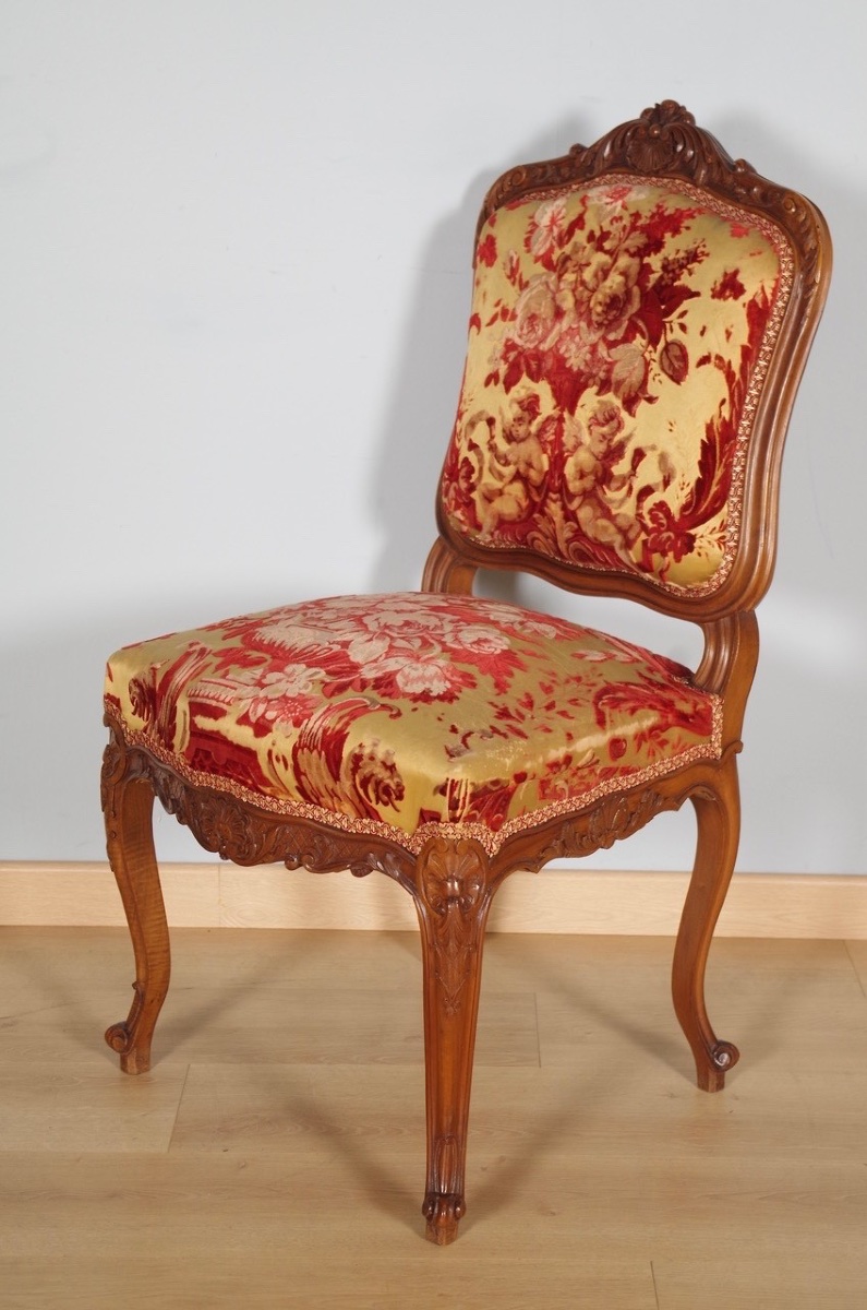 Quatre chaises style Régence-photo-3
