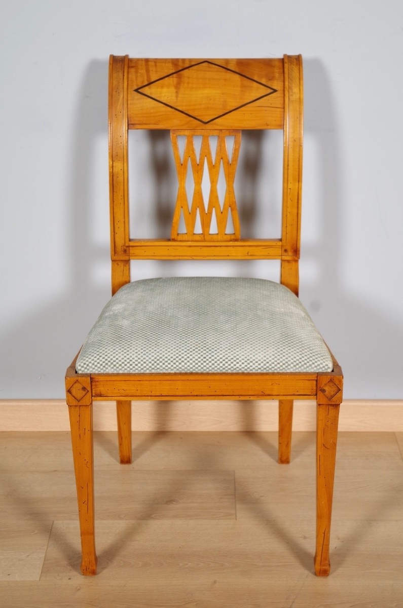 André Mailfert - Six Directoire-style Chairs-photo-2
