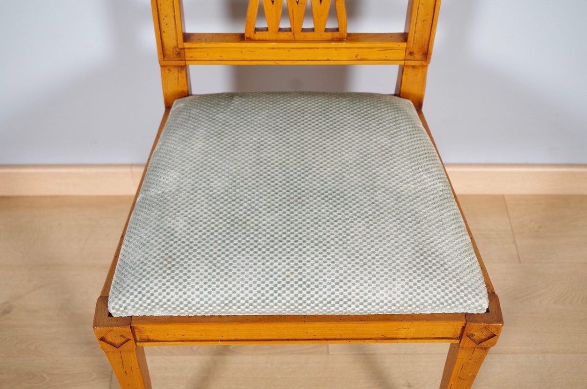 André Mailfert - Six Directoire-style Chairs-photo-4