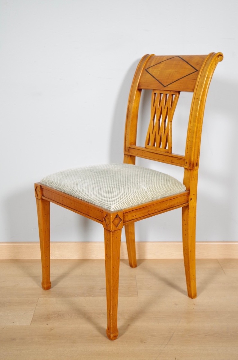 André Mailfert - Six Directoire-style Chairs-photo-2
