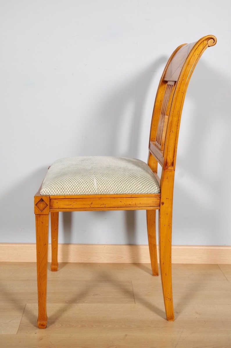 André Mailfert - Six Directoire-style Chairs-photo-4