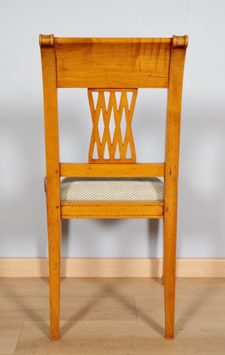 André Mailfert - Six Directoire-style Chairs-photo-6