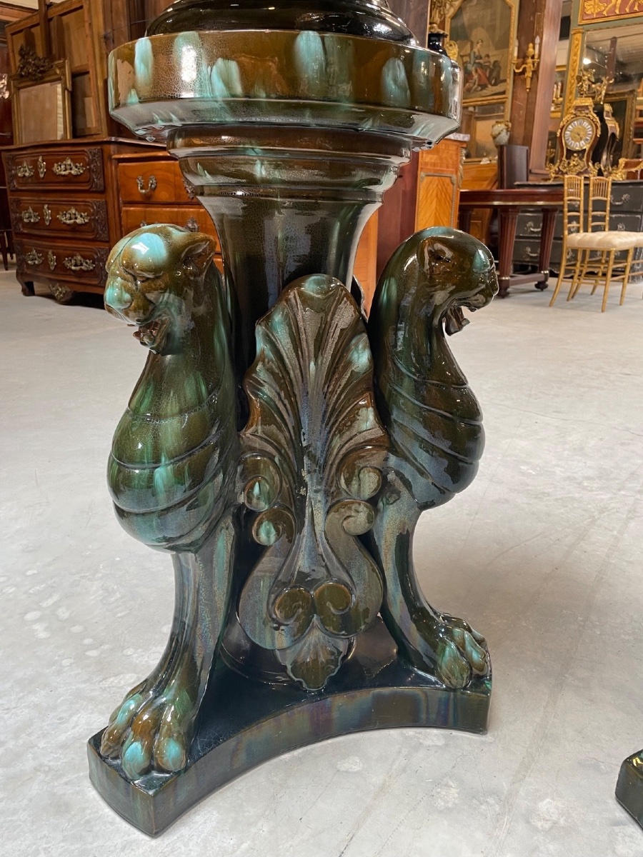 Clément Massier - Pair Of Planter Saddles-photo-1