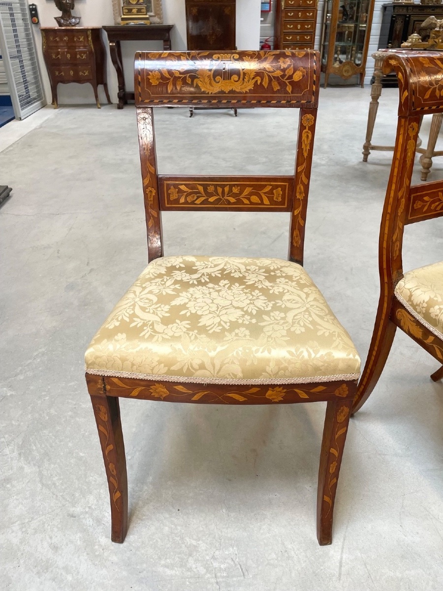 Pair Of 19th Century Dutch Chairs-photo-2