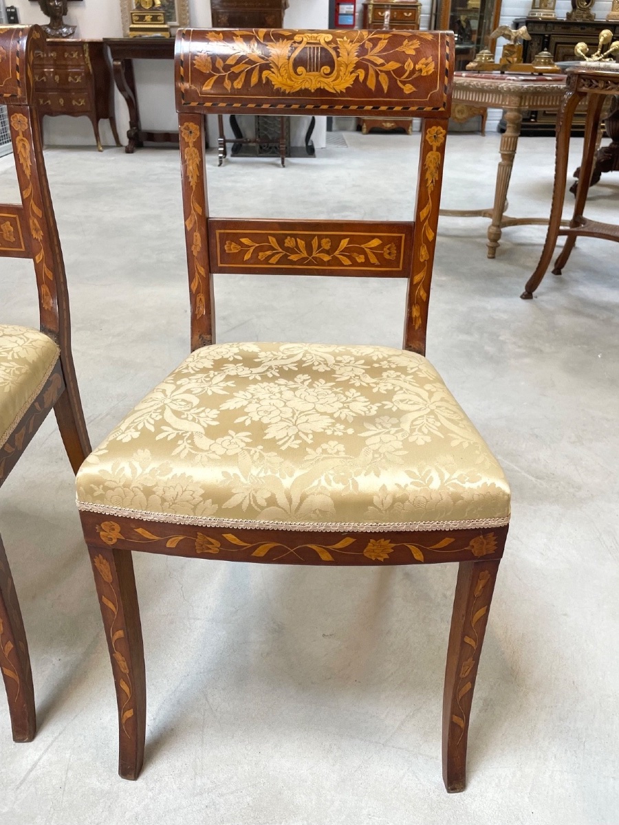 Pair Of 19th Century Dutch Chairs-photo-2