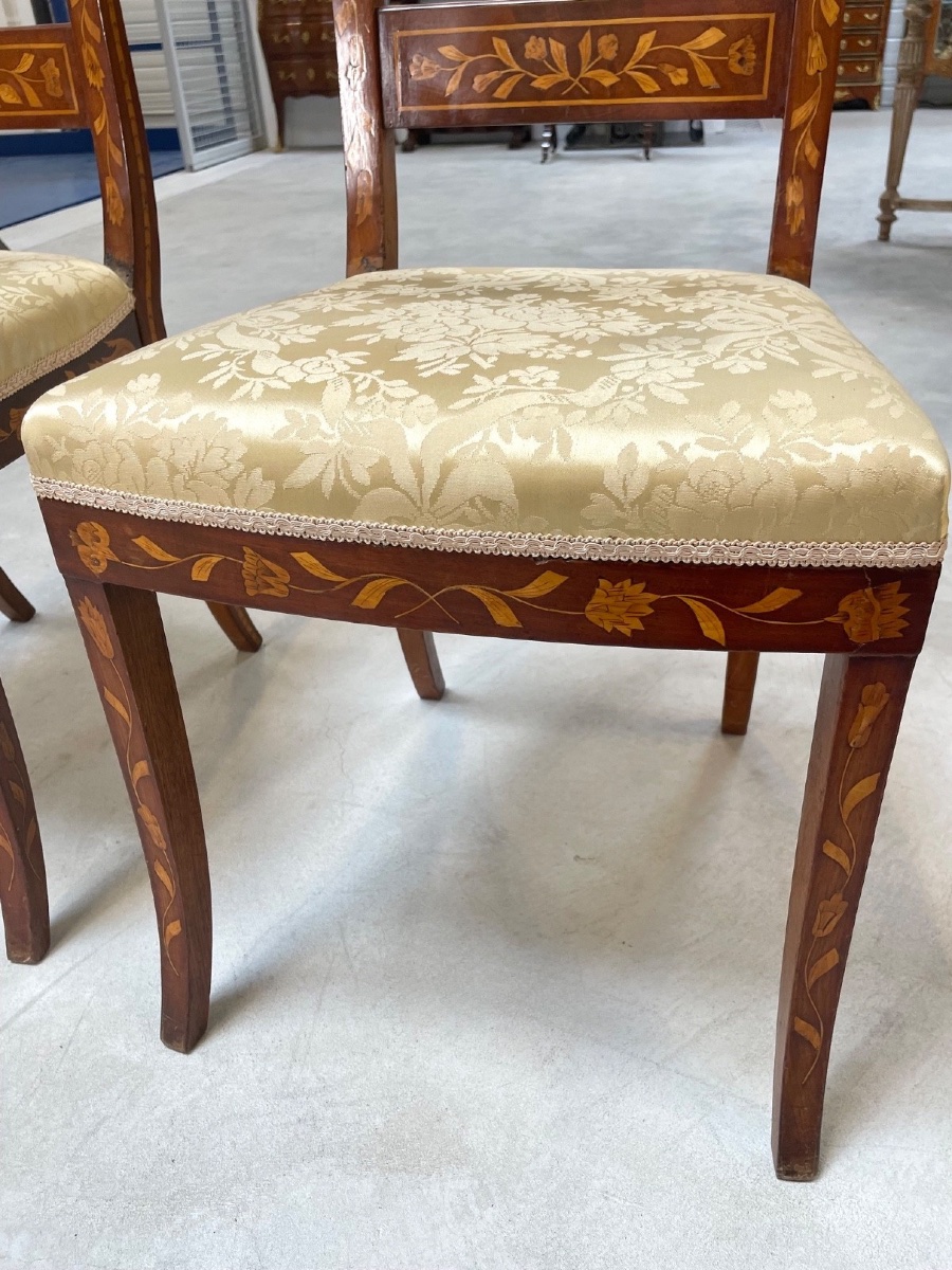 Pair Of 19th Century Dutch Chairs-photo-5