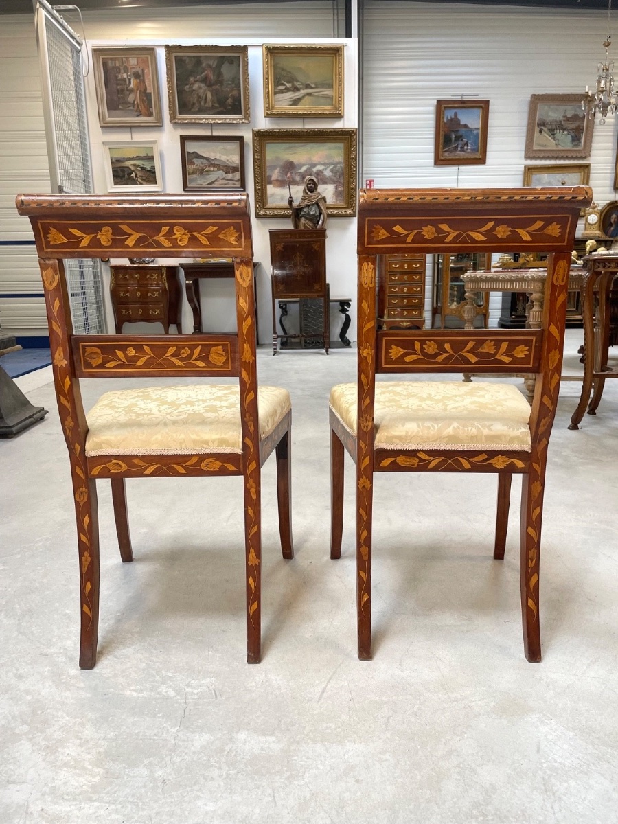 Pair Of 19th Century Dutch Chairs-photo-8