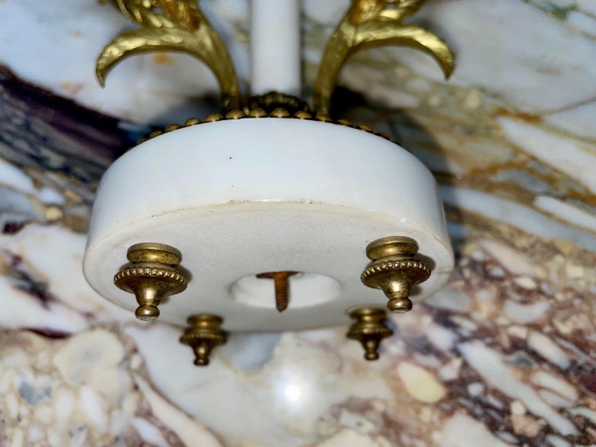 Pair Of Louis XVI Style Candelabra-photo-5