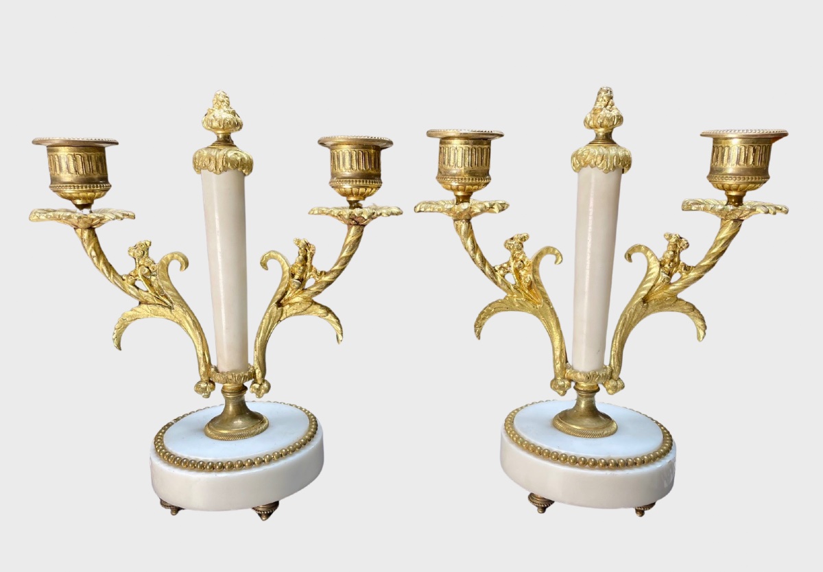 Pair Of Louis XVI Style Candelabra
