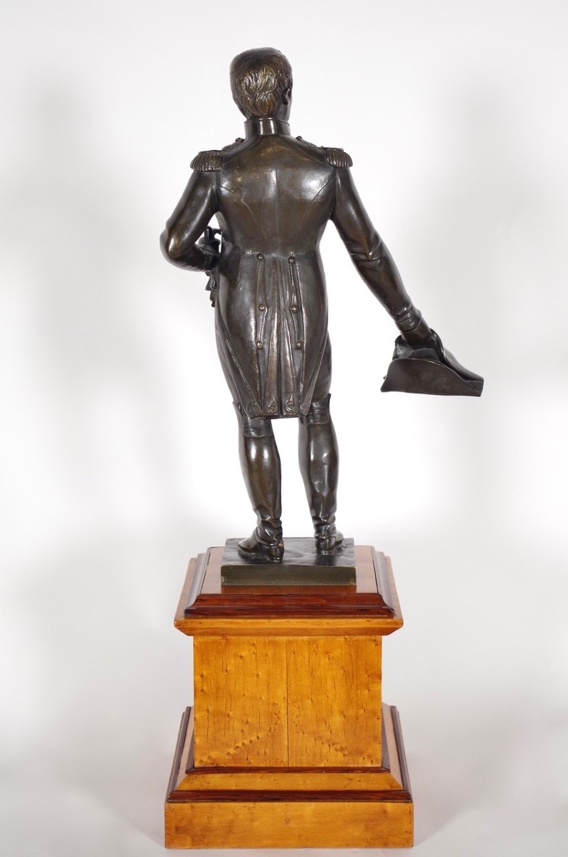 Statue Of Napoleon I In Patinated Bronze, Circa 1830-photo-7