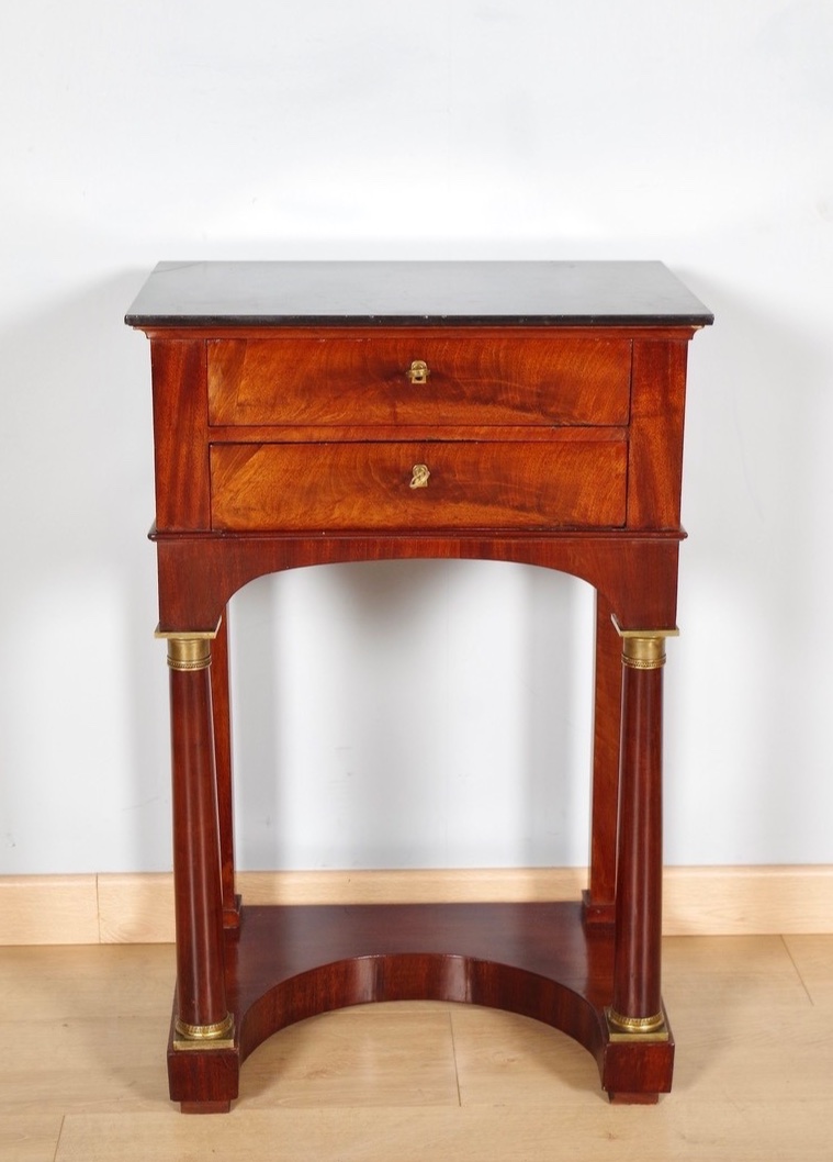 Empire-style Chest Of Drawers Made Of Mahogany, Circa 1810-photo-2