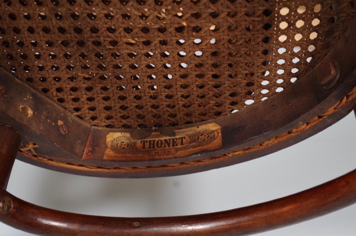 Set Of 6 Thonet No. 28 "heart" Chairs Made Of Bent Beech Wood, Circa 1900-photo-7