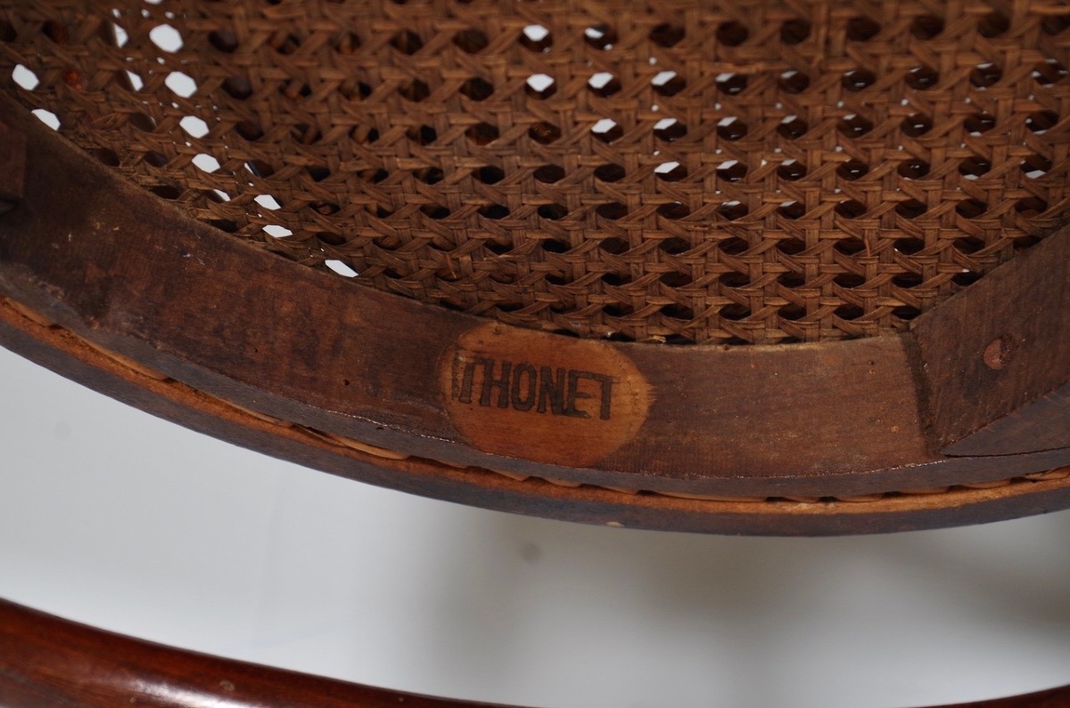 Set Of 6 Thonet No. 28 "heart" Chairs Made Of Bent Beech Wood, Circa 1900-photo-8