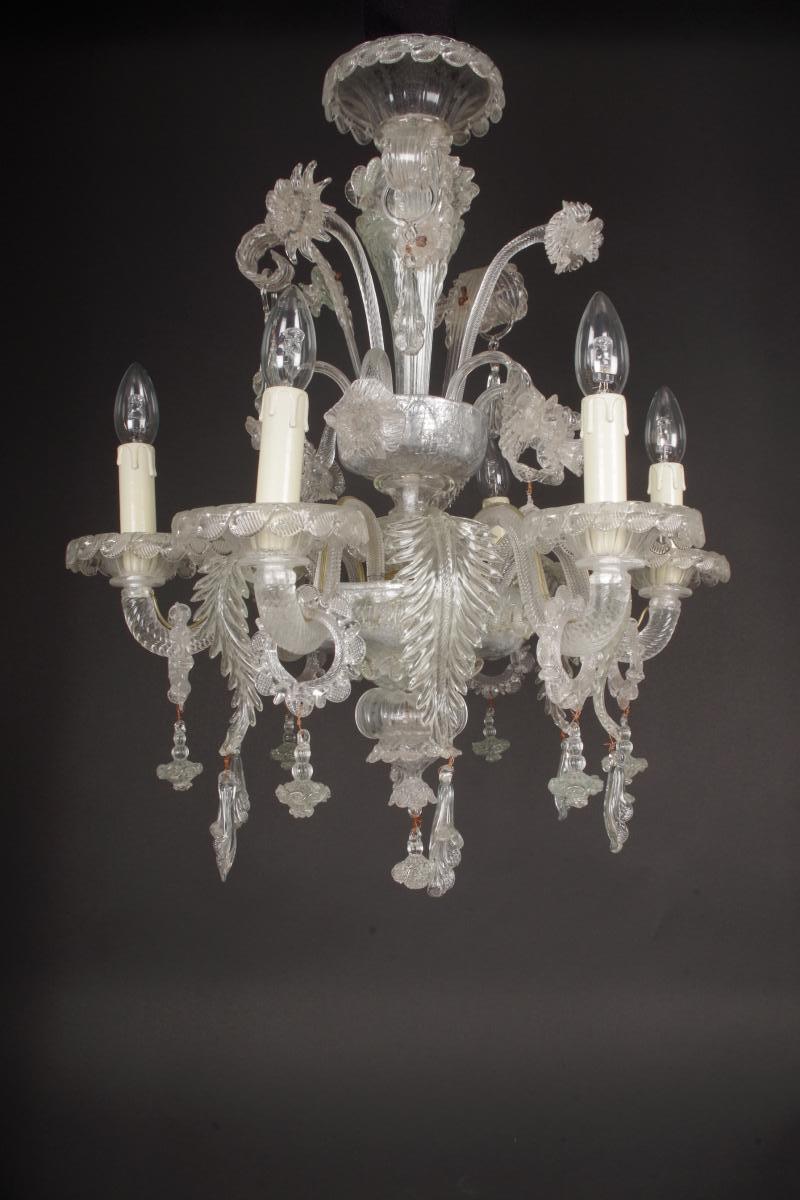 Lustre En Verre De Murano -photo-2