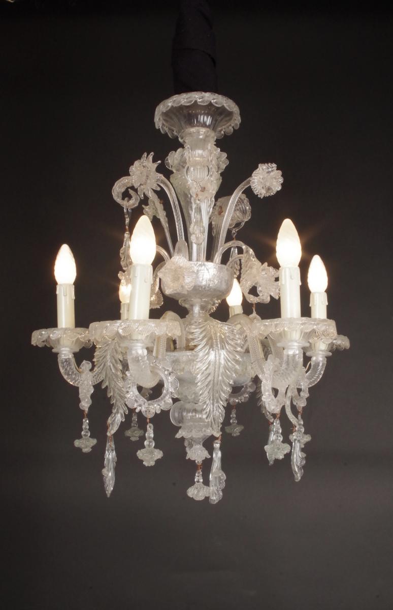 Lustre En Verre De Murano -photo-3