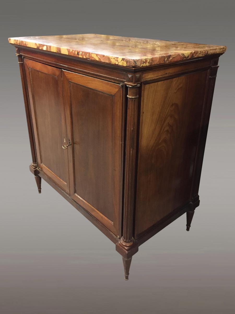 Louis XVI Mahogany Doors Dresser-photo-2