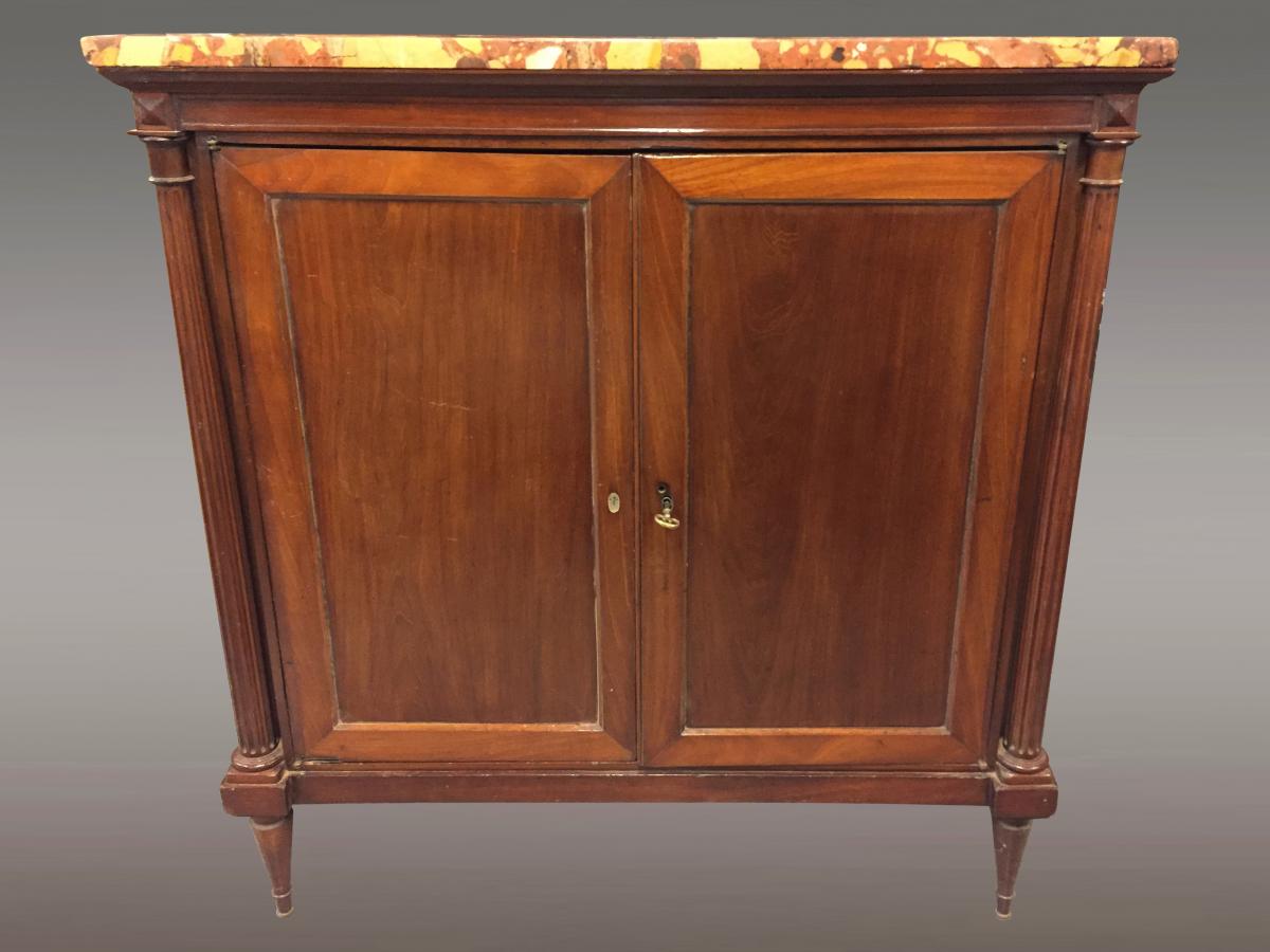 Louis XVI Mahogany Doors Dresser-photo-4