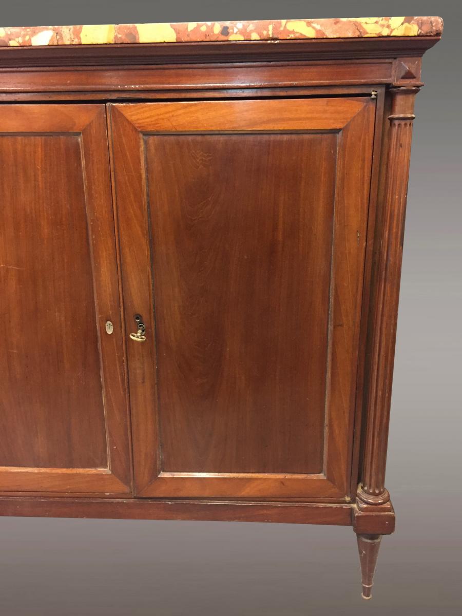 Louis XVI Mahogany Doors Dresser-photo-2