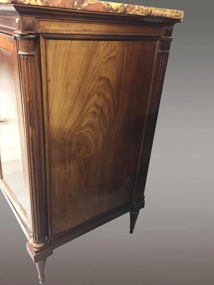 Louis XVI Mahogany Doors Dresser-photo-5