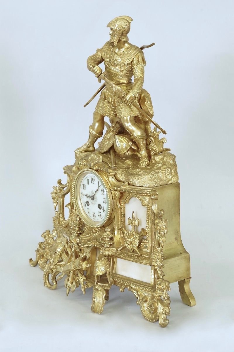 Napoleon III Warrior Clock-photo-2