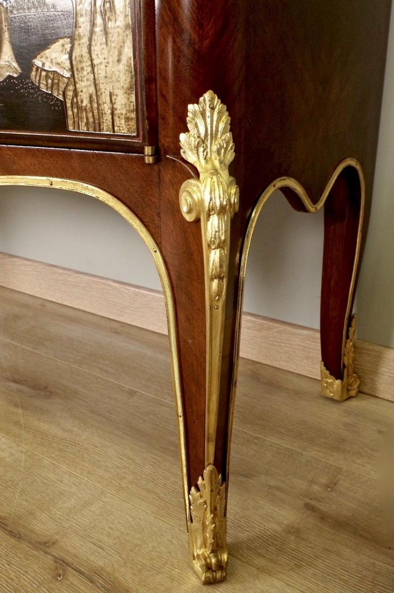 Lacquer Transition Style Commode-photo-1