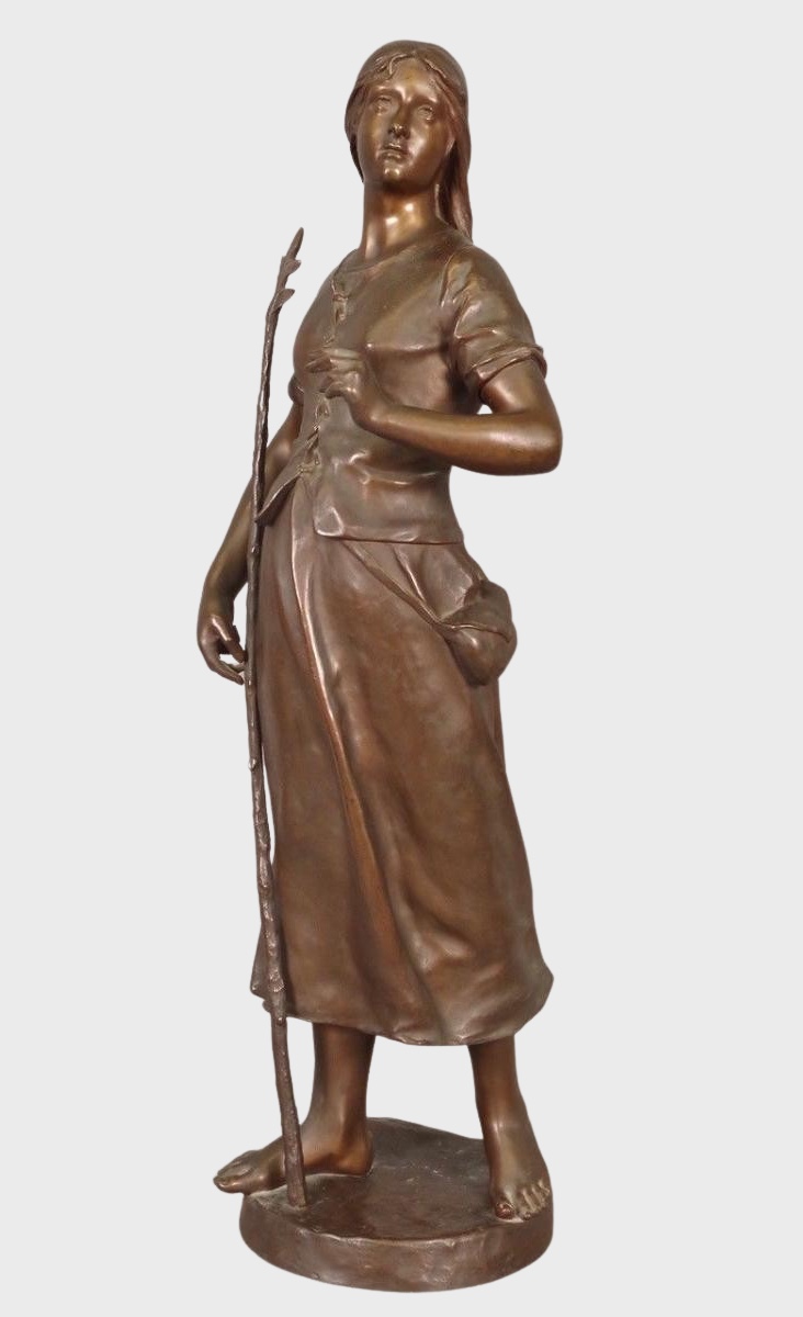 Eugène Marioton - bronze- Jeanne d'Arc-photo-2
