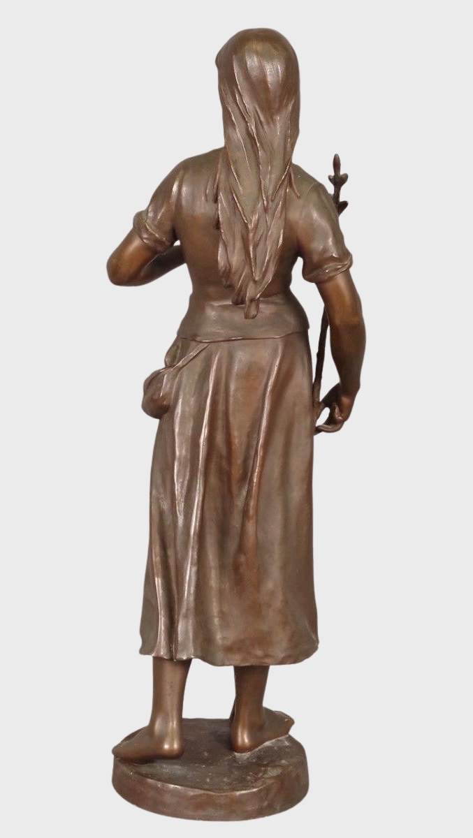 Eugène Marioton - bronze- Jeanne d'Arc-photo-4