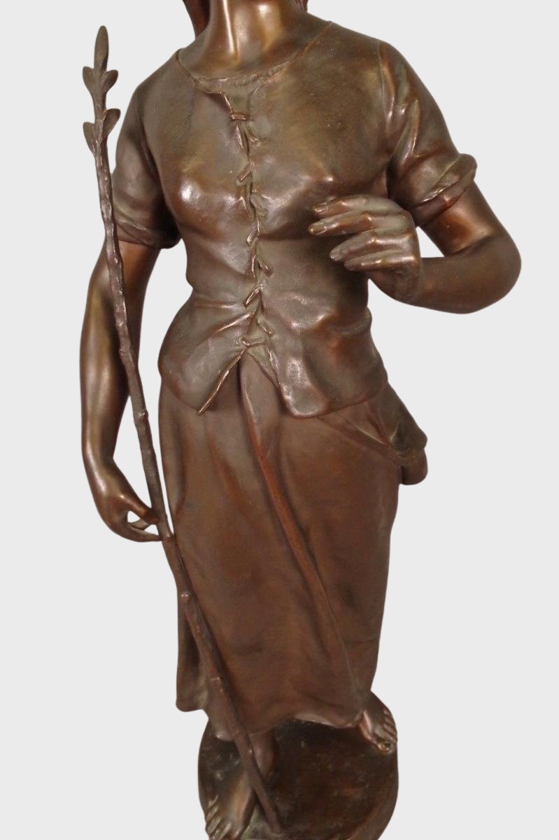 Eugène Marioton - bronze- Jeanne d'Arc-photo-2