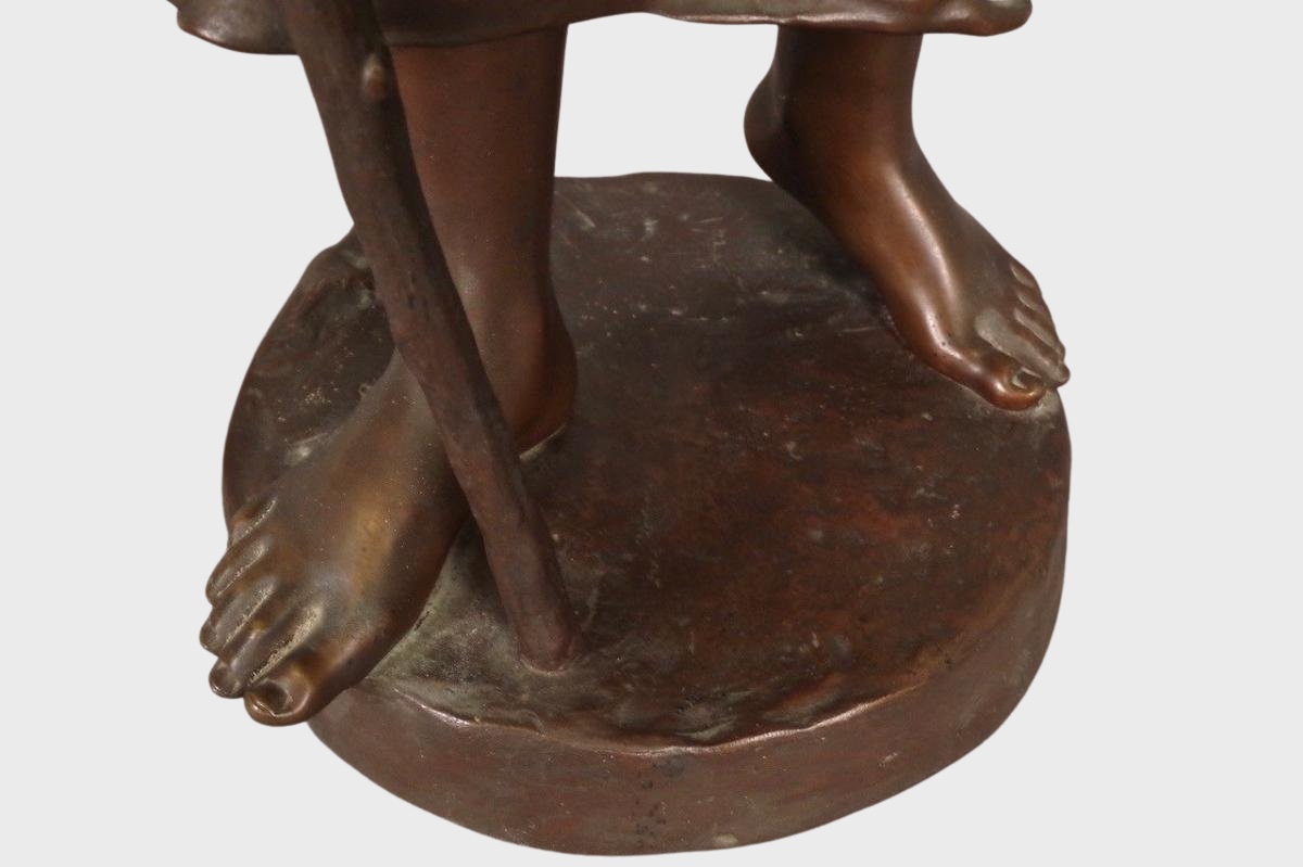 Eugène Marioton - bronze- Jeanne d'Arc-photo-3