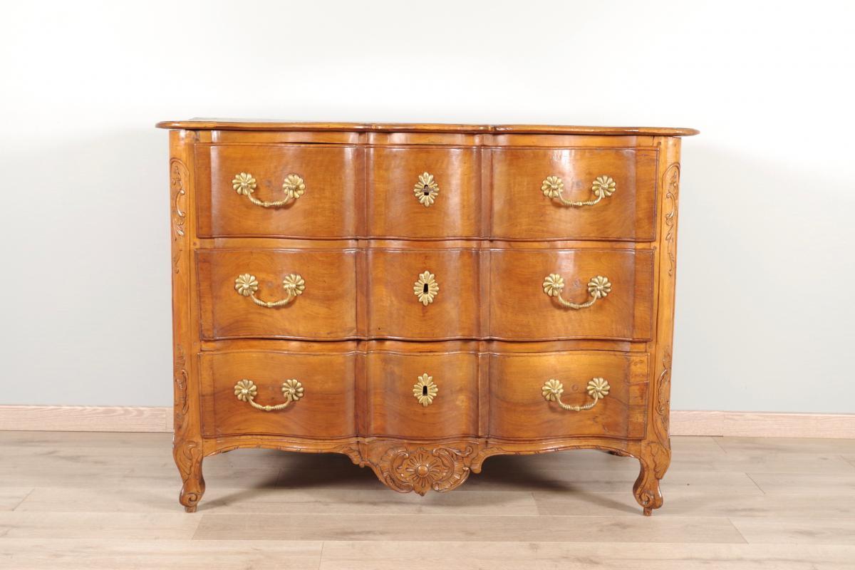 Commode Dauphinoise d'époque XVIIIe Siècle-photo-3