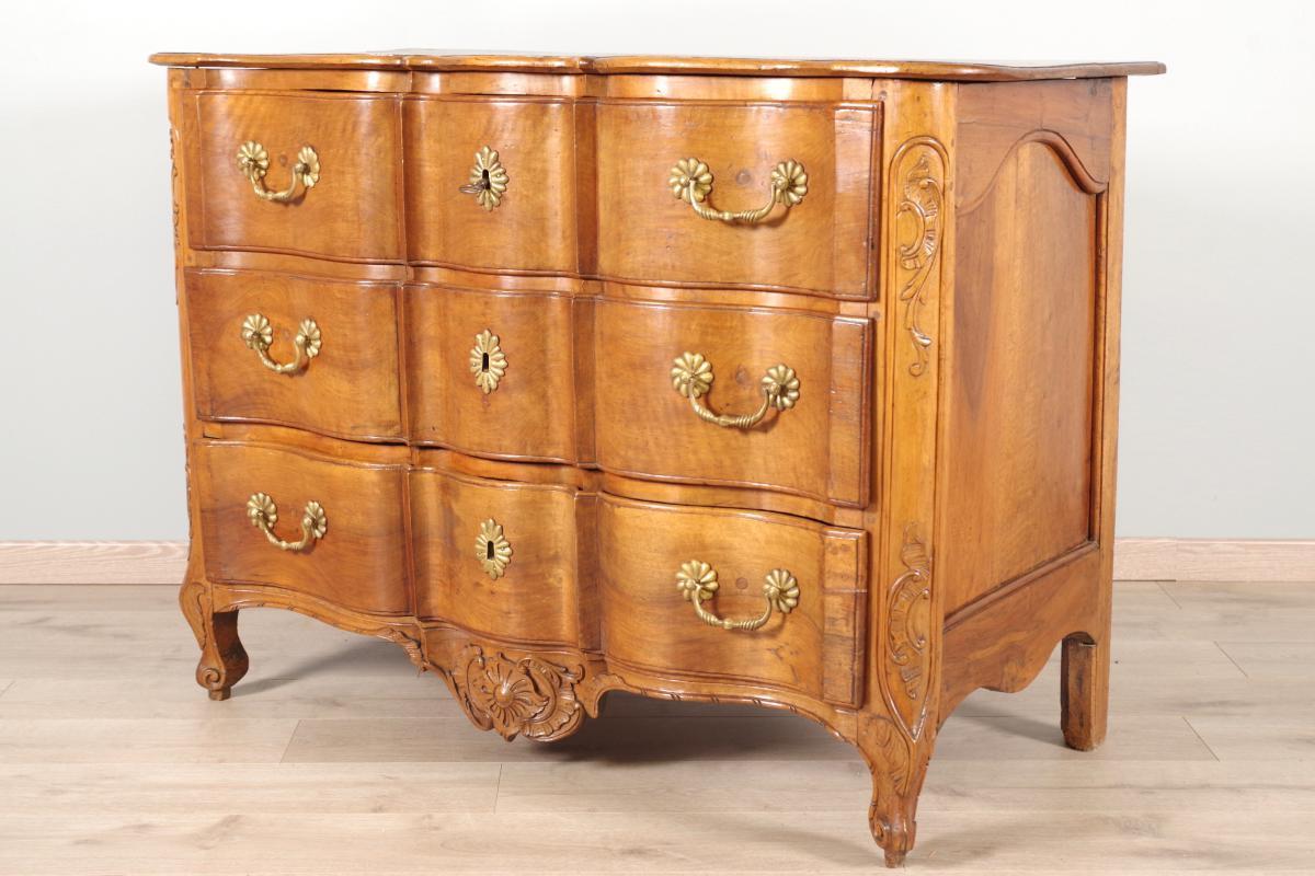 Commode Dauphinoise d'époque XVIIIe Siècle-photo-2