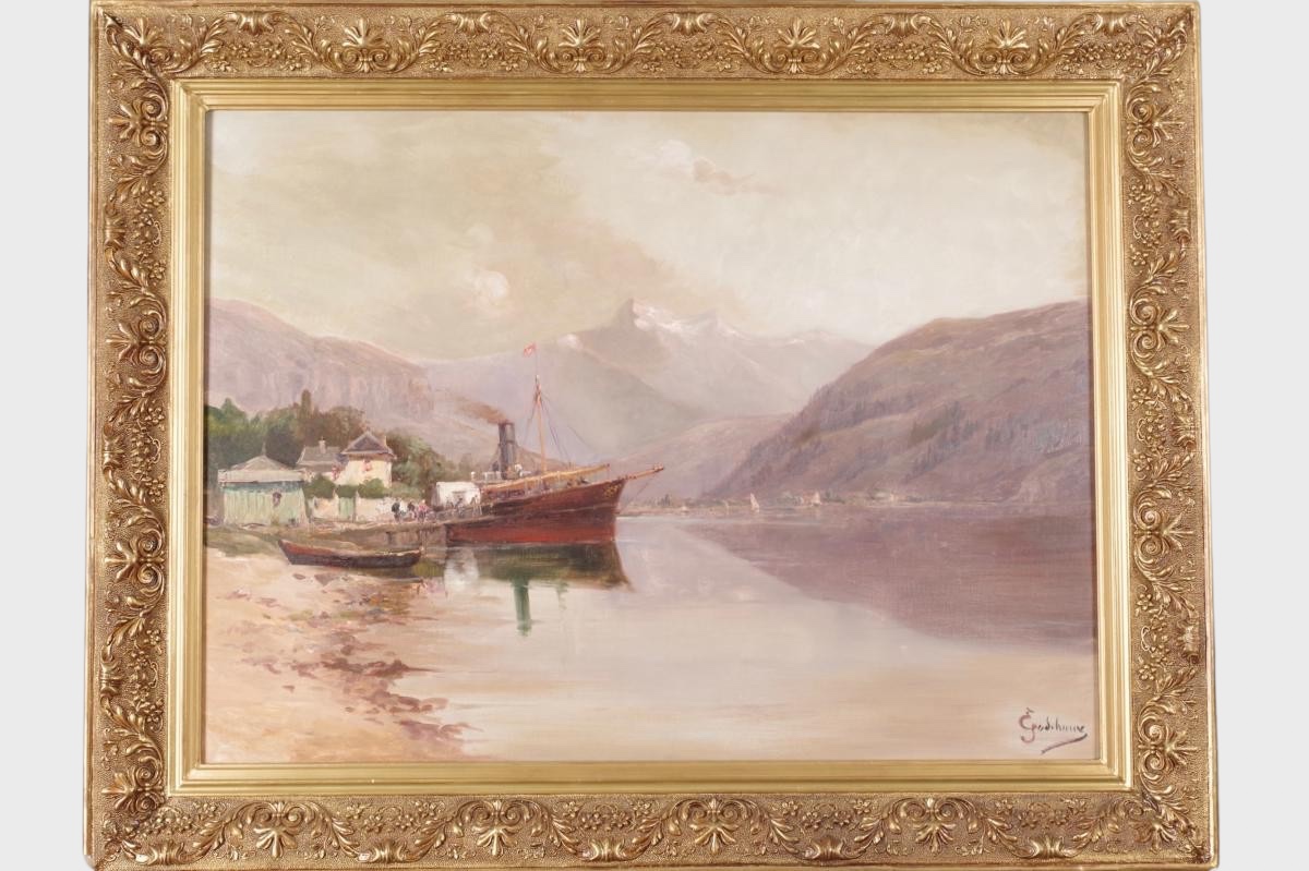 Lac Léman Signed Godchaux