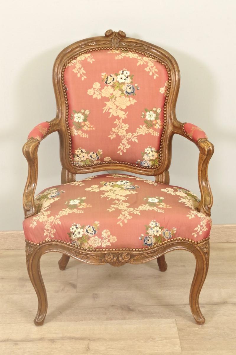 Fauteuil Cabriolet époque Louis XV 