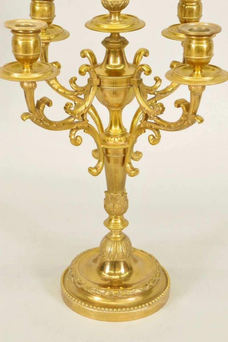 Pair Of Candelabra Louis XVI Style-photo-3